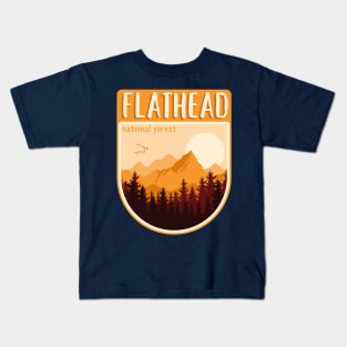 Flathead National Forest Kids T-Shirt